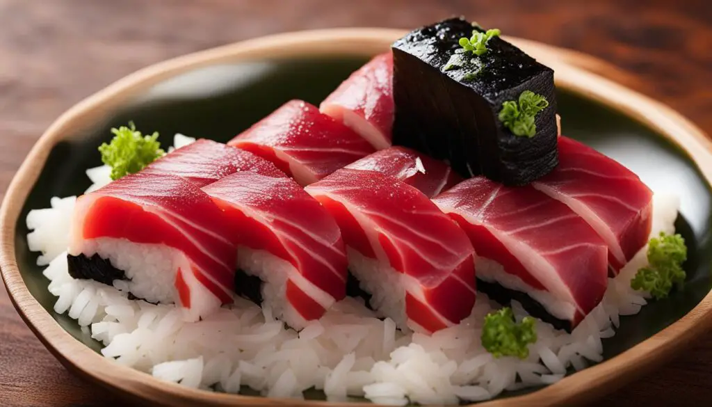 bluefin tuna sushi