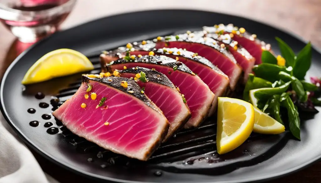 grilled yellowtail tuna