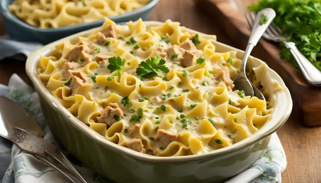 Tuna Casserole with Egg Noodles