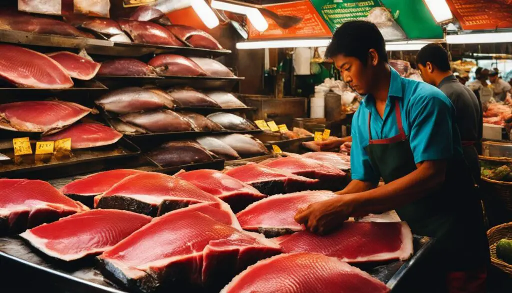 choosing fresh tuna steak