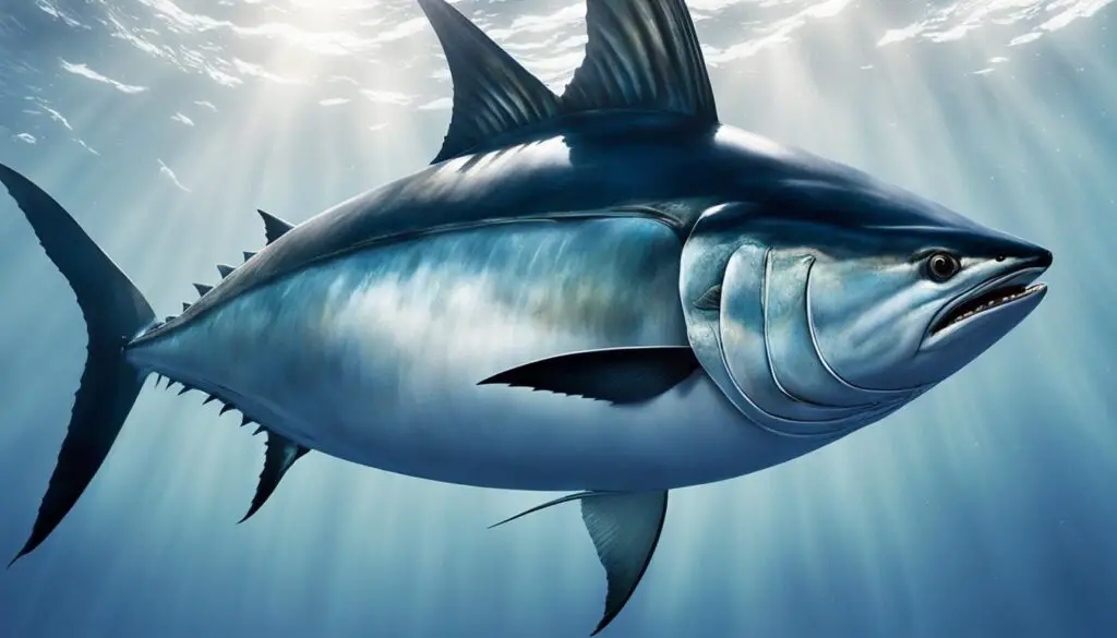 how heavy can bluefin tuna get