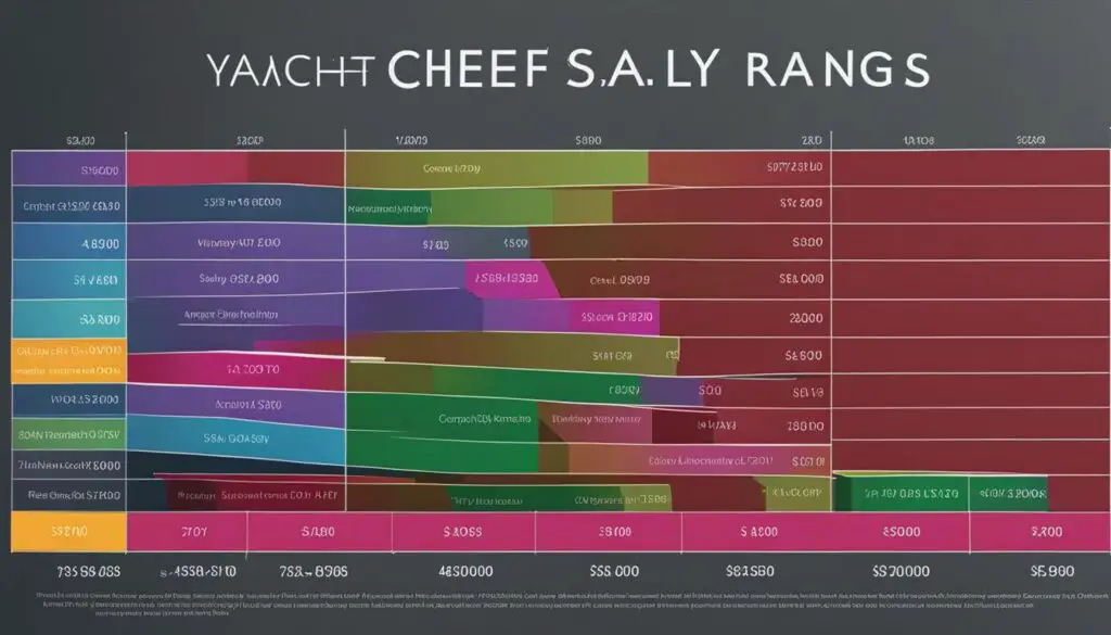 yacht chef salary ranges